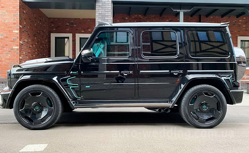 Джип на свадьбу  Mercedes-Benz Gelentwagen G800 Brabus кубик гелик с водителем в Киеве