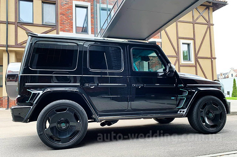 Джип на свадьбу  Mercedes-Benz Gelentwagen G800 Brabus кубик гелик с водителем в Киеве