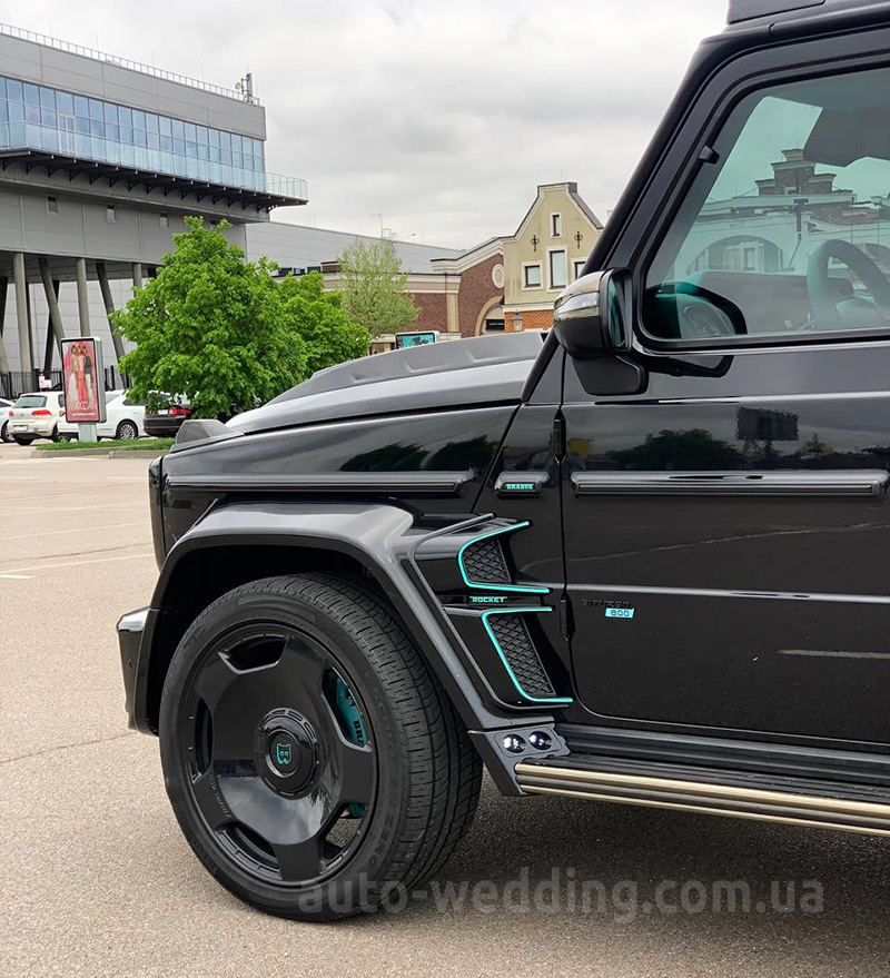 Джип на свадьбу  Mercedes-Benz Gelentwagen G800 Brabus кубик гелик с водителем в Киеве