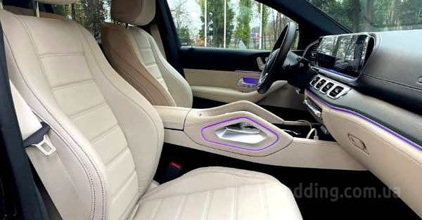 Внедорожник джип на свадьбу Mercedes-Benz GLE 350D Coupe черный в Киеве