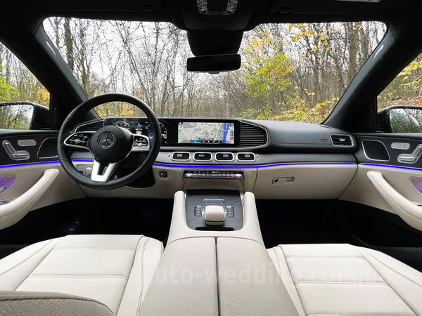 Внедорожник джип на свадьбу Mercedes-Benz GLE 350D Coupe черный в Киеве