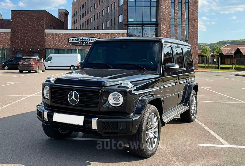 Джип на свадьбу гелик Mercedes Gelentwagen G500 AMG черный кубик
