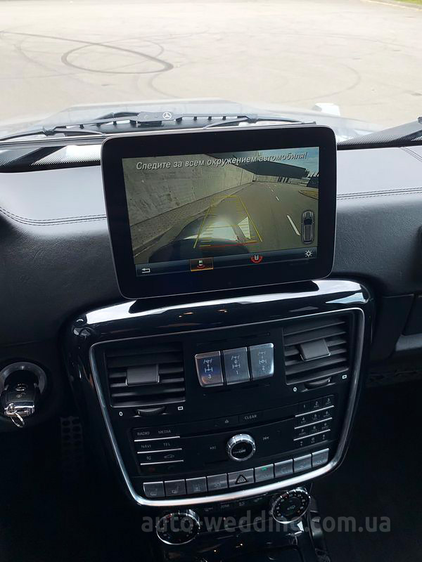 Джип на свадьбу гелик Mercedes Gelentwagen G63 AMG кубик silver с водителем в Киеве