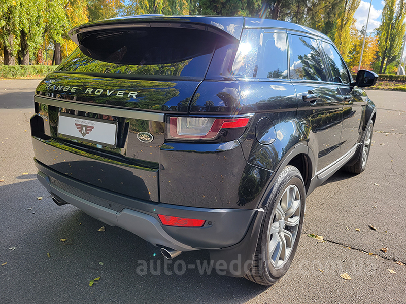Внедорожник джип  на свадьбу Range Rover Evoque черный