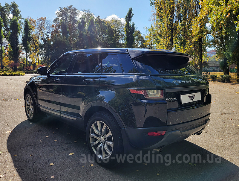 Внедорожник джип  на свадьбу Range Rover Evoque черный