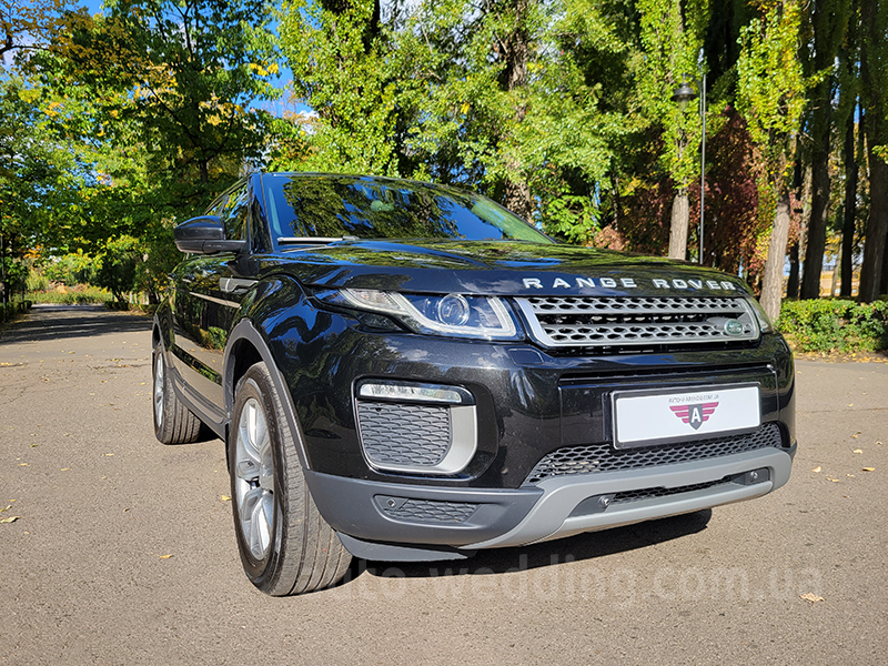 Внедорожник джип на свадьбу Range Rover Evoque черный