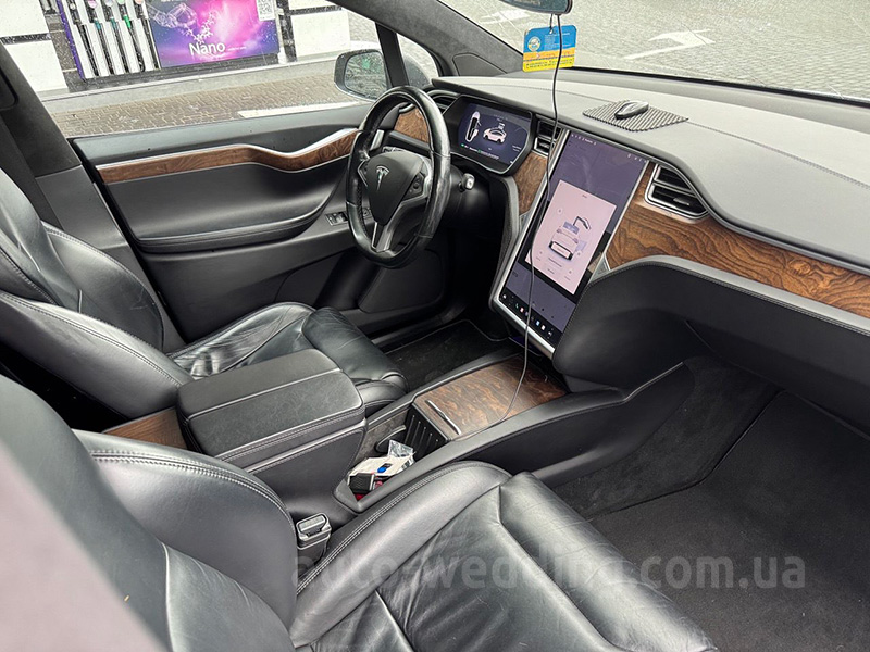 Электро внедорожник на свадьбу белый джип TESLA Model X