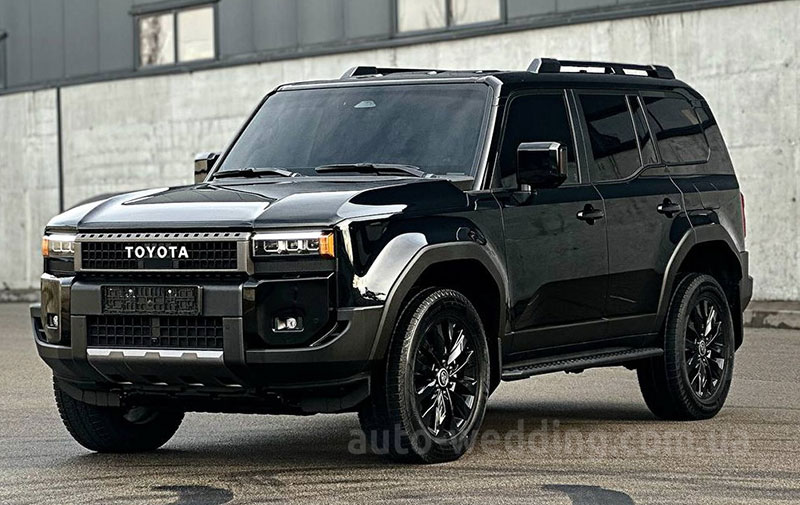 Внедорожник джип на свадьбу Toyota Land Cruiser Prado 250 с водителем в Киеве
