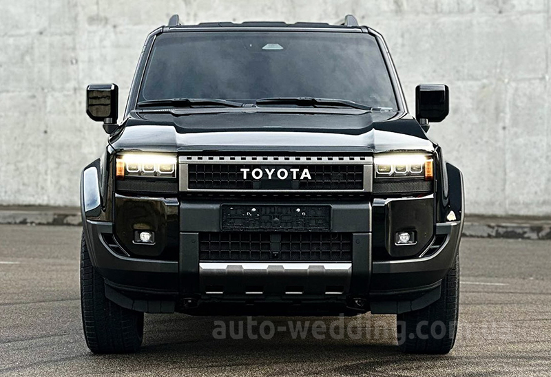 Внедорожник джип на свадьбу Toyota Land Cruiser Prado 250 с водителем в Киеве